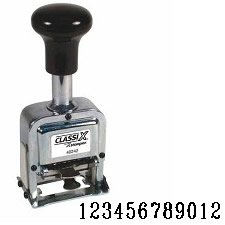 AUTOMATIC NUMBER STAMP - 12 digit