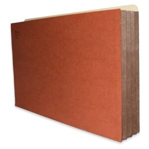 Redweld Pocket File Pocket 156KG Straight Cut Tab 3-1/2