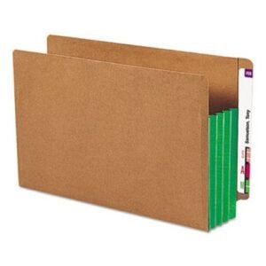 Redweld File Pocket - Tyvek Colored Gussets 1536KGT-C -Size: 10" x 15"