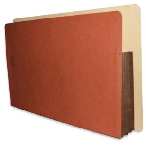 Redweld Pocket File Pocket Side Tab 1526KGFST-No Notch- Expand 3-1/2"