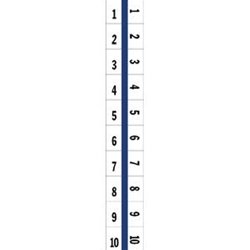 58000 Tabbies Numerical Exhibit Index Tab Labels #1 - 10