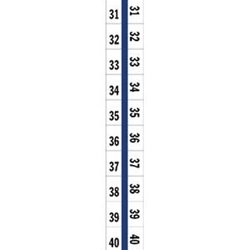 58003 Tabbies Numerical Exhibit Index Tab Labels #31 - 40