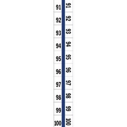 58009 Tabbies Numerical Exhibit Index Tab Labels #91 - 100