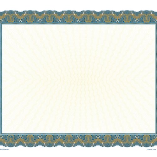 Goes 443BL Stock Certificates-BLUE-11"x8.5"