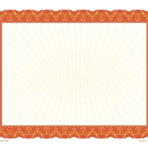 Goes 443RD Stock Certificates-Red-11"x8.5"