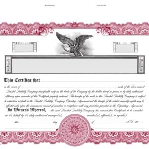 Goes KG9 LLC Certificates-Maroon-11"x8.5"