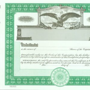 Goes 1364 Stock Certificates