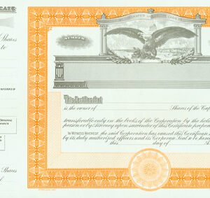 Goes 1365 Stock Certificates