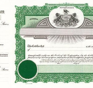 Goes 385 Stock Certificates