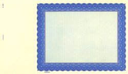 Stock Certificate 4520 Custom Printed