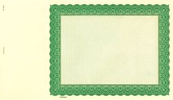 Stock Certificate 4522 Custom Printed