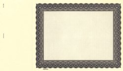 Stock Certificate 4524 Custom Printed
