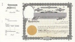 Stock Certificate GOES 46 Custom Printed
