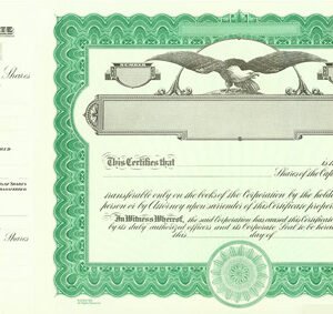 Goes 509 Stock Certificates