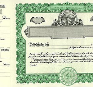 Goes 514 Stock Certificates