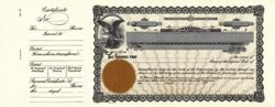 Stock Certificate GOES 63 Custom Printed