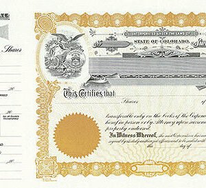 Goes 90 Stock Certificates