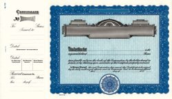 Stock Certificate 720 Custom Printed
