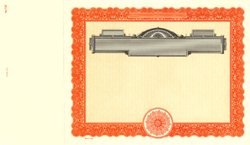 Stock Certificate 733 Custom Printed
