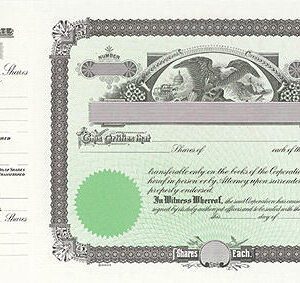 Goes 9 Stock Certificates