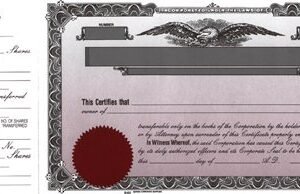 Stock Certificate B102